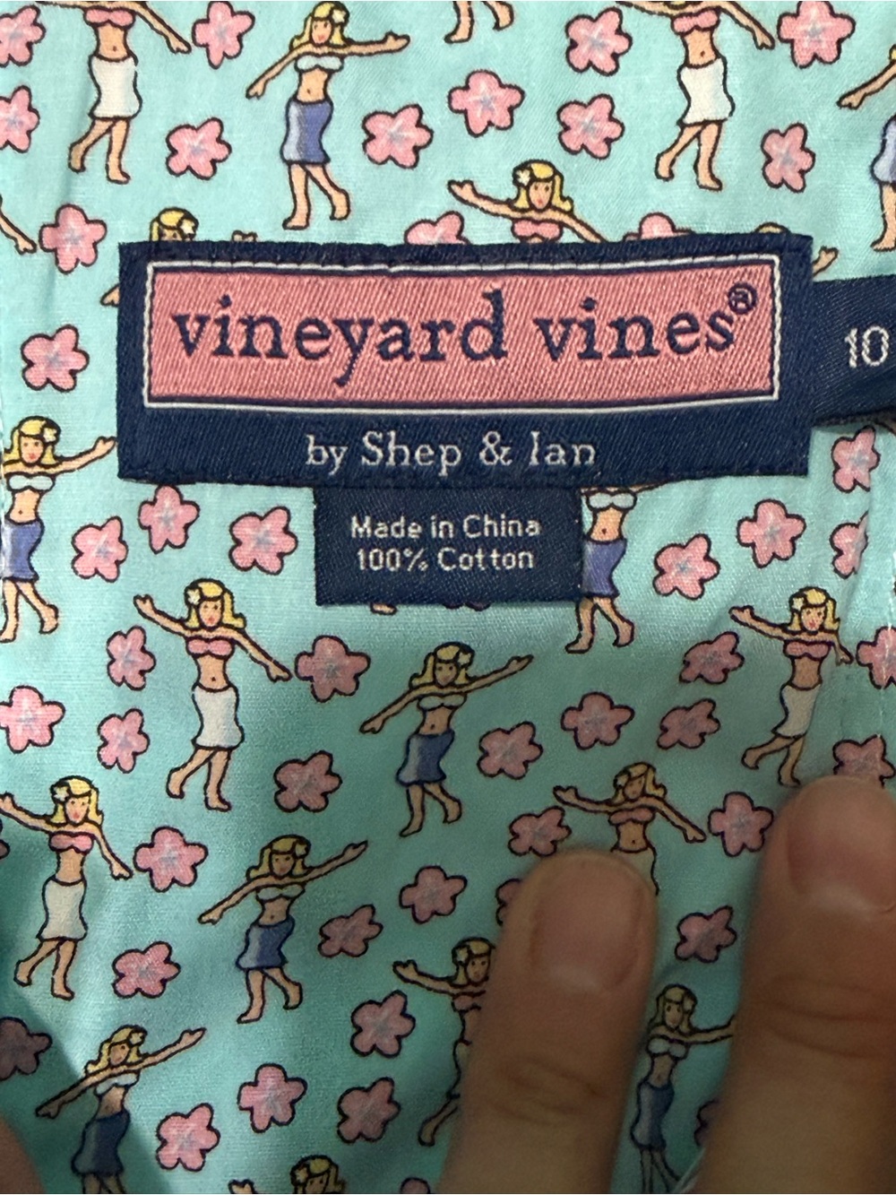 Vineyard Vines Women’s Strapless Patchwork Mini Dress 100% Cotton Size 10 - Picture 7 of 7